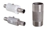 SAS Series Pinch valves with threaded hose nozzle