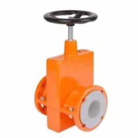 food quality manual pinch valve with hand wheel