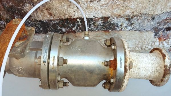 valve for gypsum solids