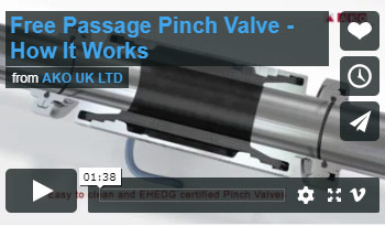 Free Passage Pinch Valve