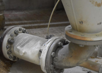 pinch valve for abrasive dry mortar