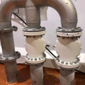 pinch valves for slightly soiled water