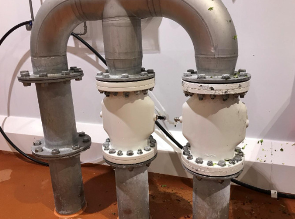 pinch valves for slightly soiled water
