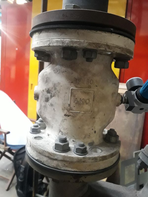 valve for sand foundry